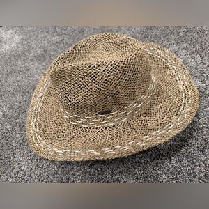 Pistil women’s seagrass cowboy hat EUC